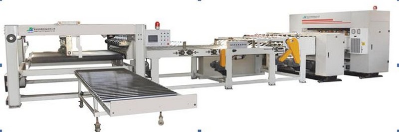 Single-face corrugated board production line